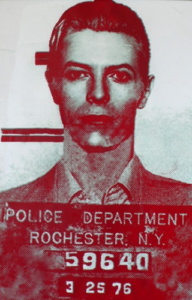 David Bowie’s 1976 Rochester Arrest: The Mugshot That Outlived the Case 2 davidbowie — Hollywood Most Wanted archive, Rachel Schmeidler