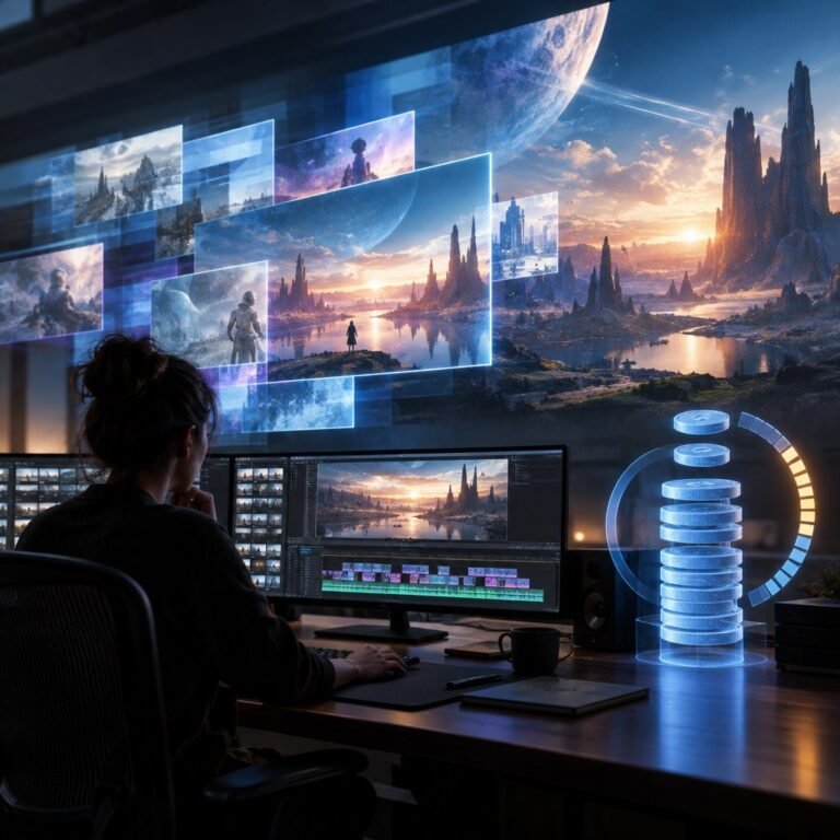 ai sci fi series the arc used 38 000 in generation credits featured 1