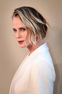 Charlize Theron at the New York City premiere of The Odyssey on July 14, 2026; illustrative portrait, not an Apex film still.