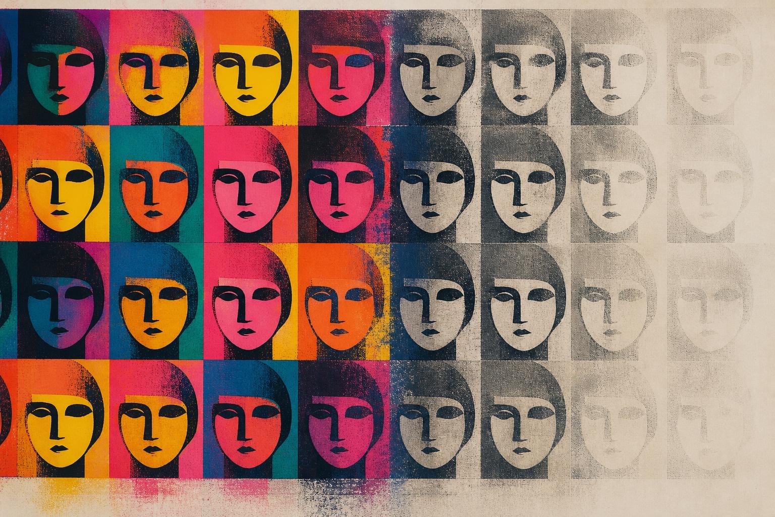 Editorial illustration for From Marilyn Monroe to the screenprint: why repetition became a signature of pop art